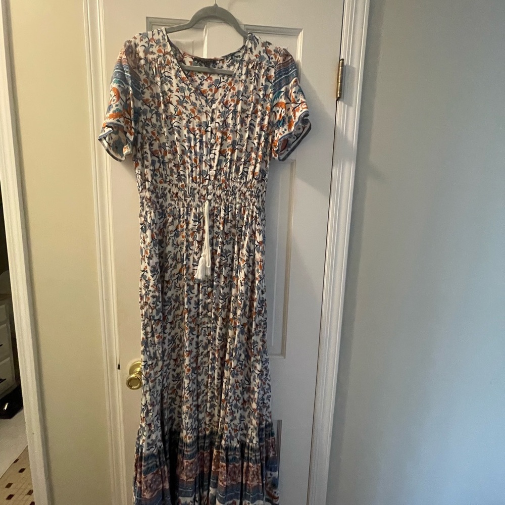 Floral Print Maxi Dress